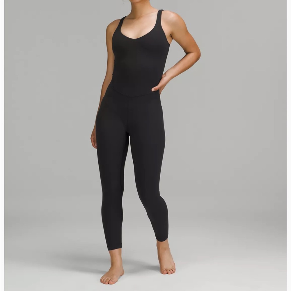 NWT Lululemon Align 25” Black Bodysuit